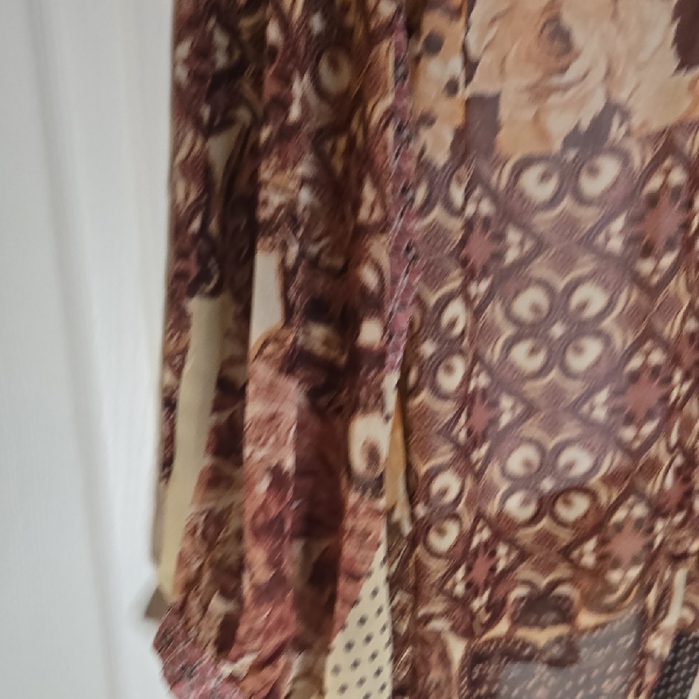 Dress Forum Multicolor Patterned Button Down Shirt - image 4